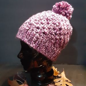 Handmade crochet winter hat adult